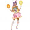 Costume da Pagliaccio per Donna con Righe e Puntini
