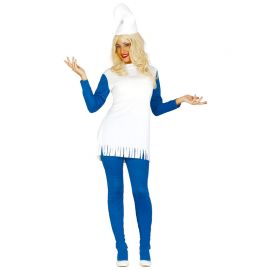 Costume da Nana Blu per Donna con Cappello