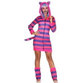 Costume da Gatto Striato per Donna Rosa e Viola