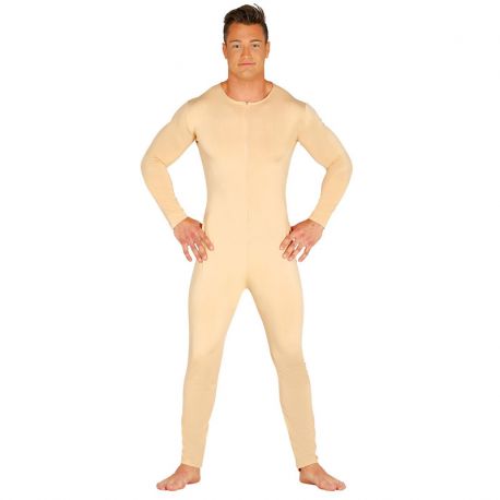 Costume con Body per Uomo Color Carne