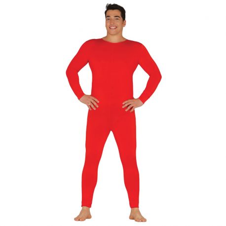 Costume con Body per Uomo Rosso