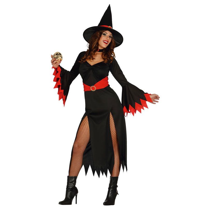 Costume Red Witch per Donna Rosso e Nero