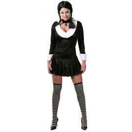 ▷ Costume Mercoledì Addams nero bambina per Halloween e seminare