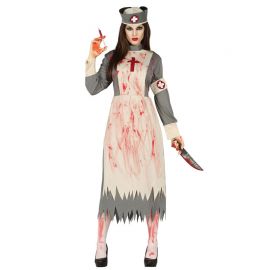 Costume da Dead Nurse per Donna con Copricapo