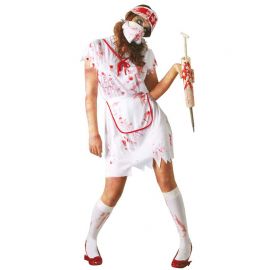 Acquista Costume da Infermiera Zombie per Donna con Mascherina