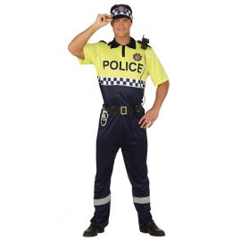 Costume da Polizia Locale con Cappello per Uomo