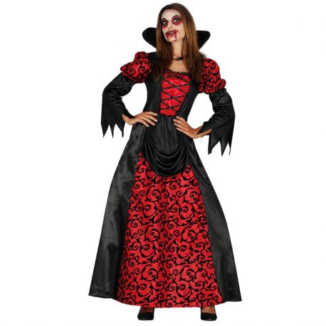 Costume da Vampira per Donna con Maniche Larghe Economico
