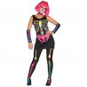 Compra Costume da Scheletro Neon per Donna con Maniche