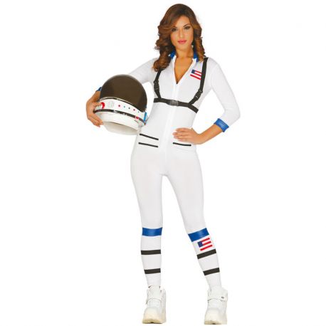 Costume da Astronauta per Donna con Bretelle