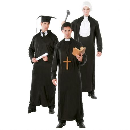 Costume da Laureato/Religioso/Giudice per Uomo