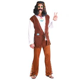 Costume da Hippie Flower Uomo Anticonformista
