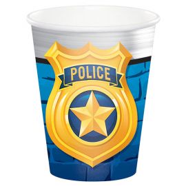 8 Bicchieri Polizia 266 ml