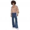 Costume degli Anni 70 per Uomo con Pantaloni Larghi
