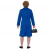 Disfraz de Primera Ministra Dama de Hierro para Mujer Azul