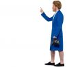 Disfraz de Primera Ministra Dama de Hierro para Mujer Azul