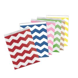 10 Bolsas de Papel Chevron