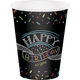 8 Bicchieri Chalk Birthday 0,350 l. 8 Bicchieri Chalk Birthday 0,350 l.