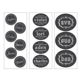 13 Etichette Personalizzabili Chalkboard