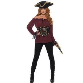 T-shirt da Pirata con cintura larga da Donna