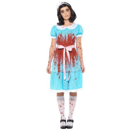 Costume da Gemella Insanguinata per Donna Azzurro Shop