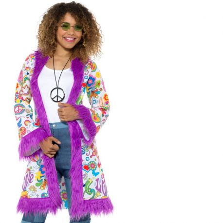 Soprabito Stile Hippie da Donna Pace e Amore