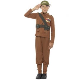Costume da Soldato con Cappello per Bambino