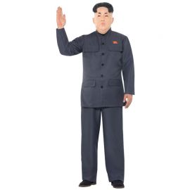 Costume da Dittatore Coreano per Uomo con Maschera