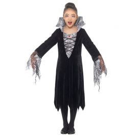 Costume da Vampira per Bimba con Ragnatele