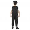 Costume da Poliziotto Bianco e Nero per Bambino