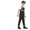 Costume da Poliziotto Bianco e Nero per Bambino