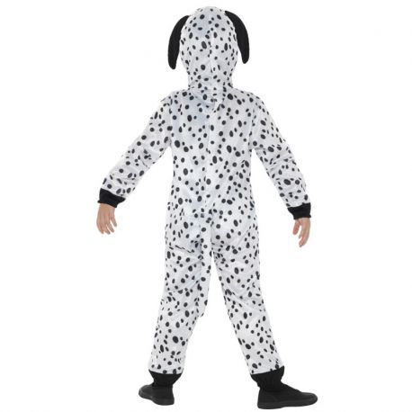 UILYNIU 4 Pezzi Dalmata costume Costume Dalmata con Orecchie di Cane Coda di Cane Collana per Halloween, Carnevale, Feste Cosplay Adulti e Bambini (4 Pezzi