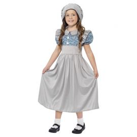 Costume da Collegiale Vittoriana per Bambina