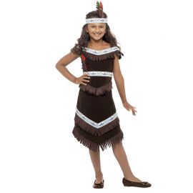 Costume per Bambina da Nativa Americana