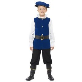 Costume Tudor Blu per Bambino