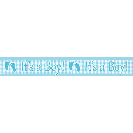 Guirnald Foil It's a Boy 152 cm