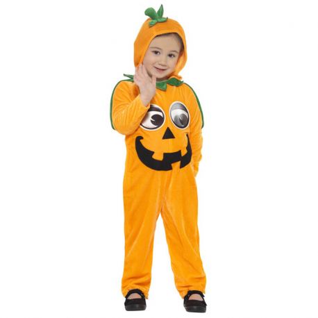 Compra Costume da Zucca con Occhi Fuori per Bambina 