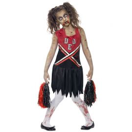 Costume da Cheerleader Zombie per Bambina