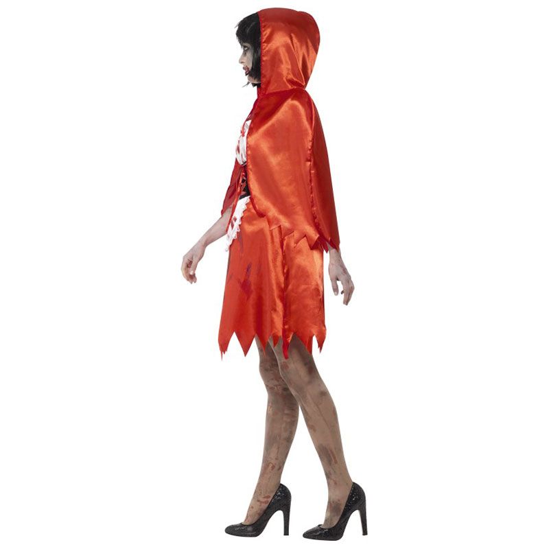 Costume cappuccetto rosso zombie donna