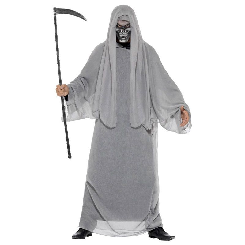 Da Uomo in gabbia Tristo Mietitore Costume Halloween Divertente per Adulti Costume vestito Prigioniero 