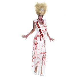 Costume da Regina del Ballo Zombie per Donna