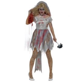 Costume da Sposa Deluxe Zombie per Donna Shop