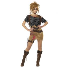 Costume da Cacciatrice Zombie per Donna