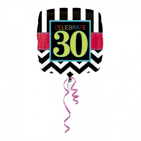 Palloncino Foil 30 Chevron 43 cm
