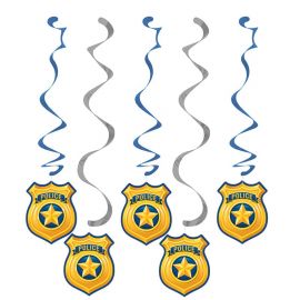 5 Festoni Logo Polizia