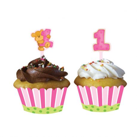 Kit Cupcakes Primo Anno Bimba