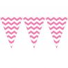 Festone Triangolare Chevron Rosa