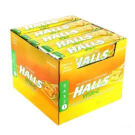 Scatola Halls Gusto Citrico Senza Zucchero 20 Pz