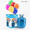 Bombola Mini Elio con 30 Palloncini Pois