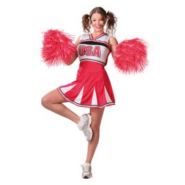 Costume da Cheerleader USA per Donna