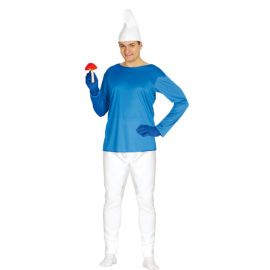 Costume da Nano Blu dei Boschi per Uomo